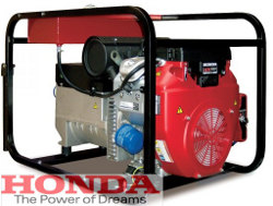 agregat prądotwórczy 15kVA z silnikiem honda