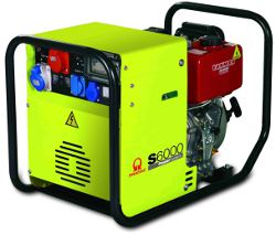 Agregat prądotwórczy Pramac S6000 z silnikiem diesla YANMAR - elektryczny start
