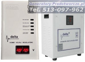 Stabilizatory napięcia AVR do domu DELTA MCU od0,5 - 20kVA